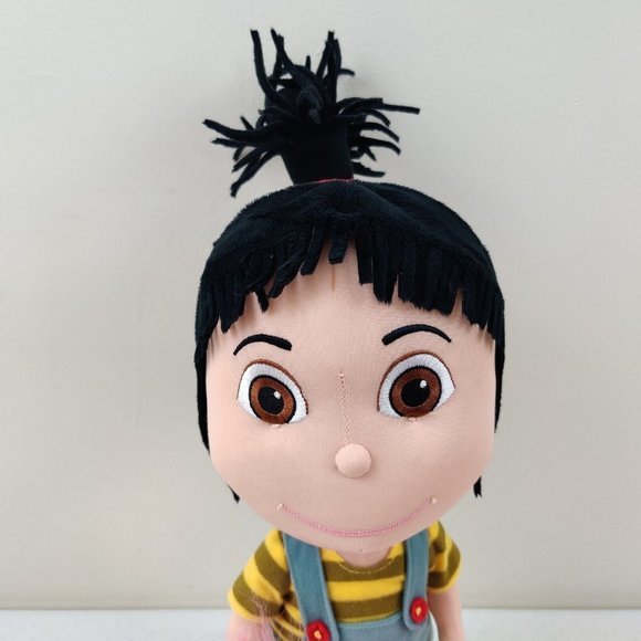 Despicable Me Minions Agnes & Unicorn Fluffy Plush Doll Toy Universal Studios - Picture 2 of 10